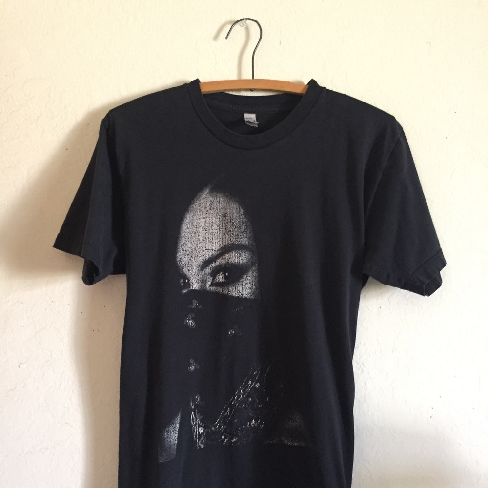 Gangsta Faded Black T-Shirt